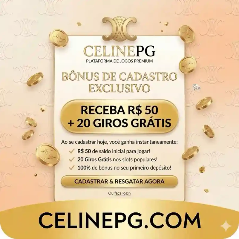Bônus de Cadastro CelinePG